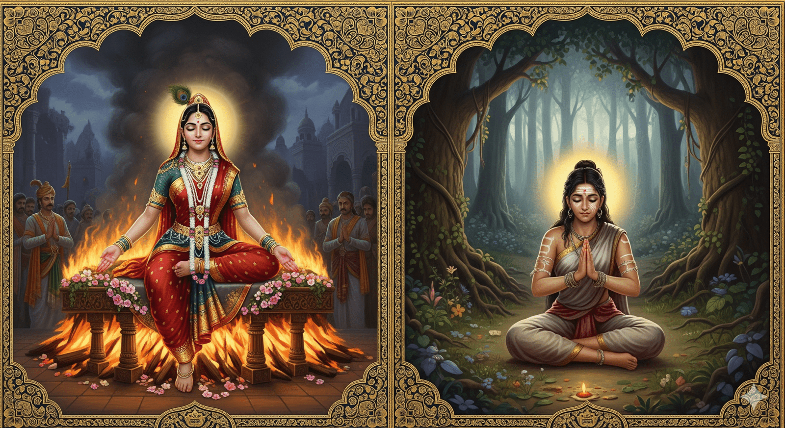 What Happened to Rukmini After Krishna Died