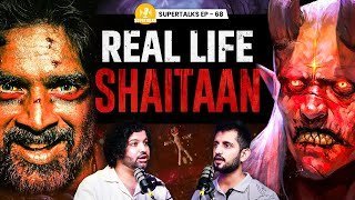 Psychic Medium Daksh discussing spiritual insights with two guests.