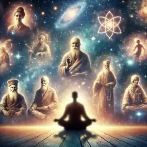 Spiritual masters and cosmic energy for psychic medium guidance.