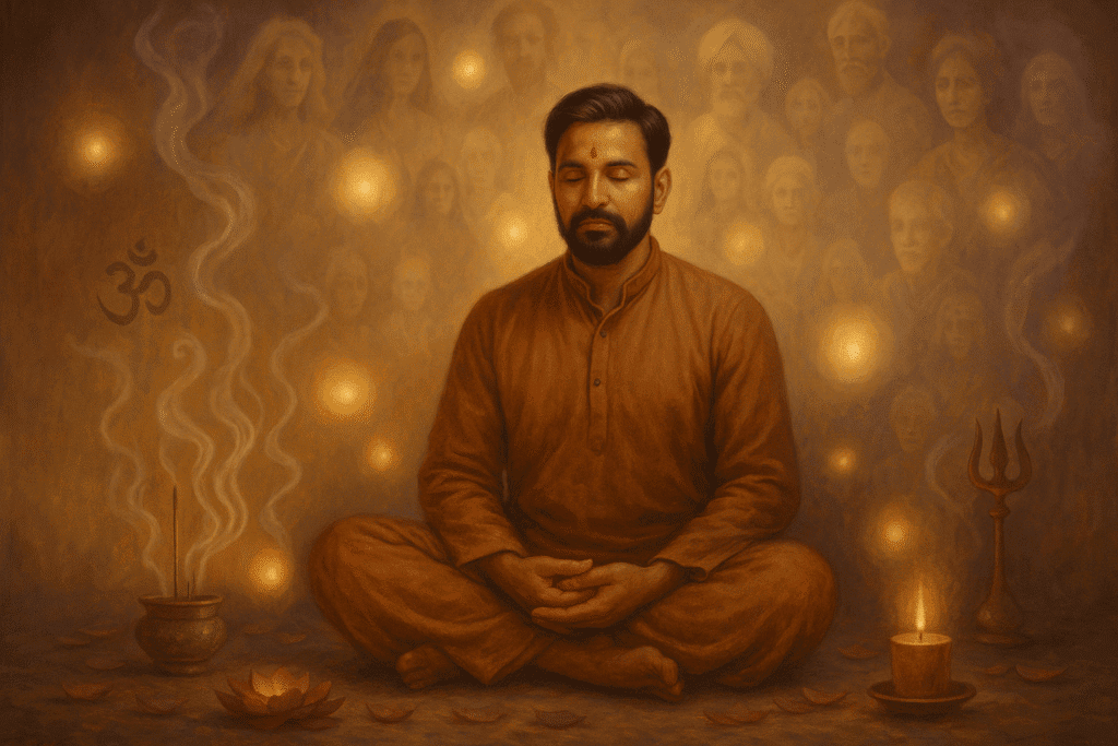 Meditation and spiritual practice for enhancing mediumship abilities and connecting with the spirit.