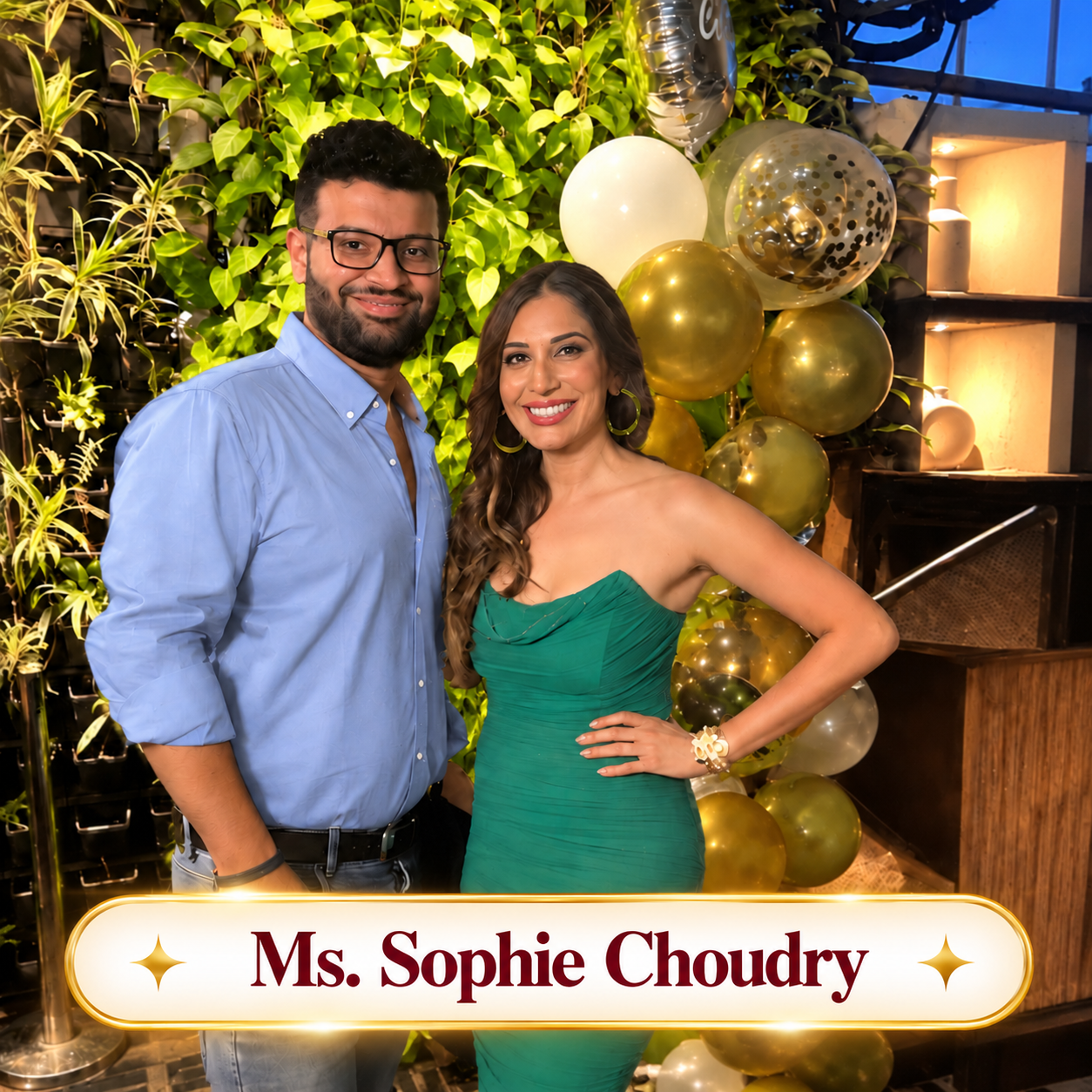 Golden Garden Portrait_ Ms. Sophie Choudry